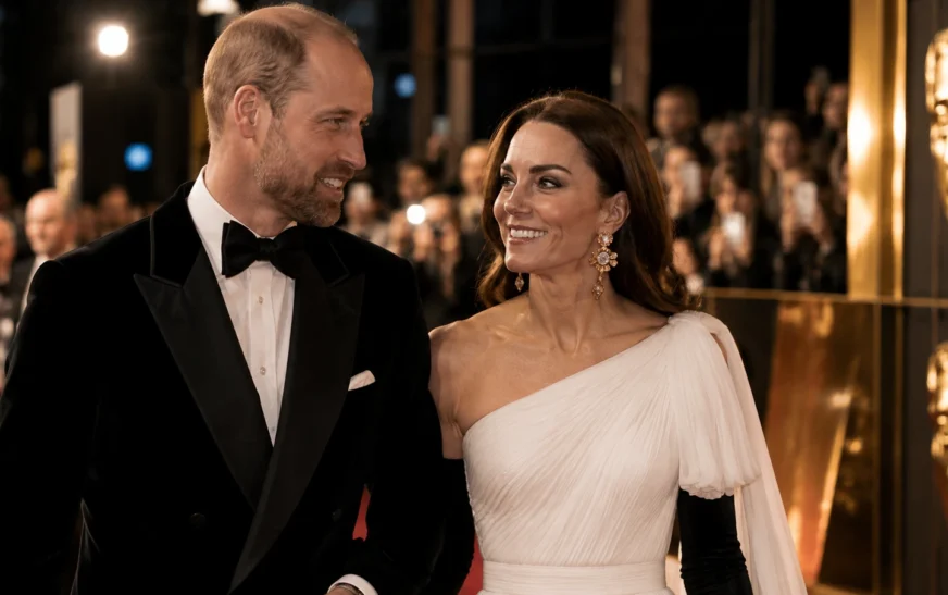 Big Night for Kate Middleton and Prince William at the BAFTA Awards