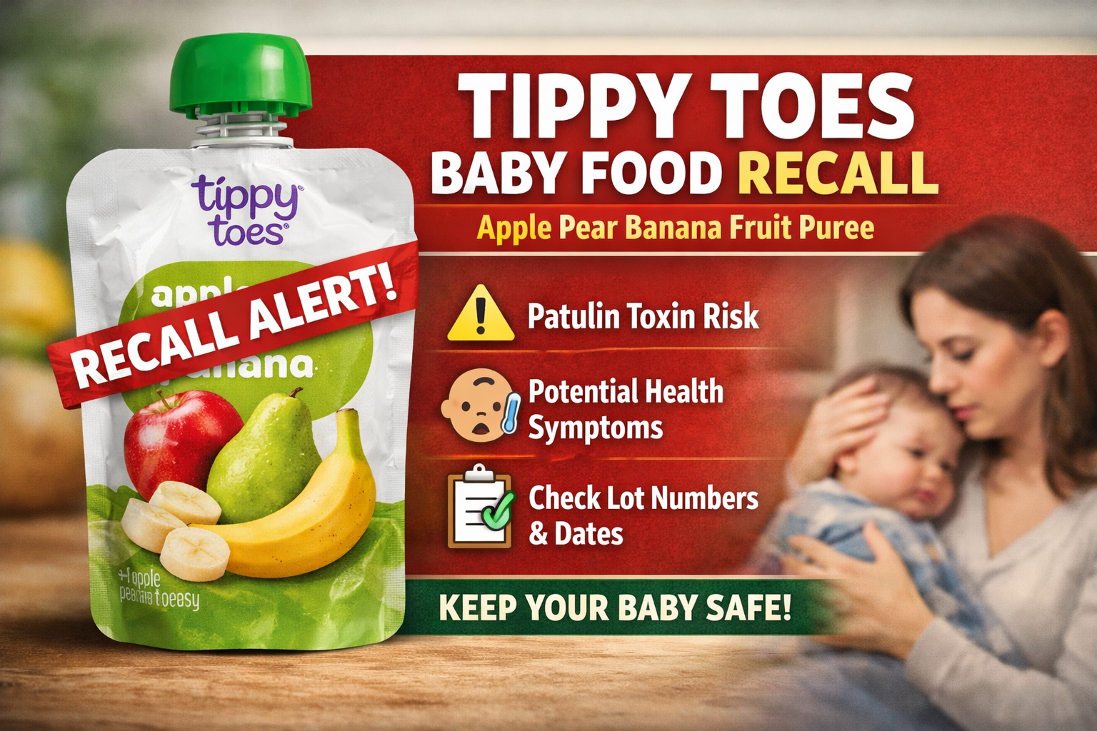 Tippy Toes Baby Food Recall: What Parents Should Know