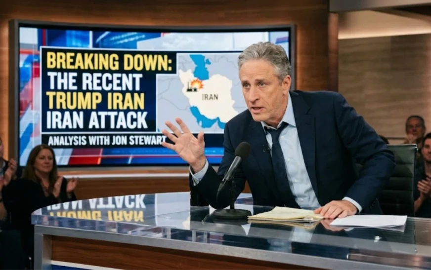 Jon Stewart Breaks Down the Recent Trump Iran Attack