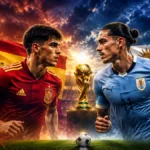 Spain and Uruguay
