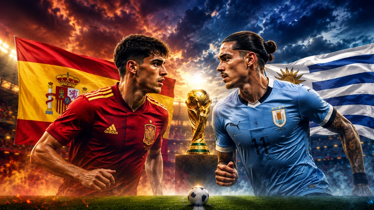 Spain and Uruguay